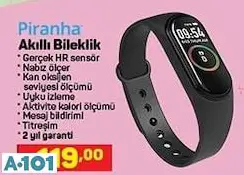 PİRANHA AKILLI BİLEKLİK PİRANHA AKILLI BİLEKLİK